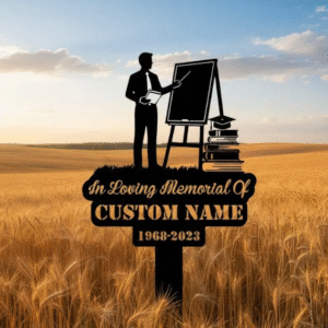 Custom imprinting of memorial signs